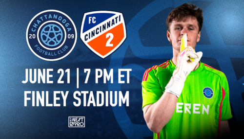 Chattanooga FC vs FC Cincinnati 2 poster